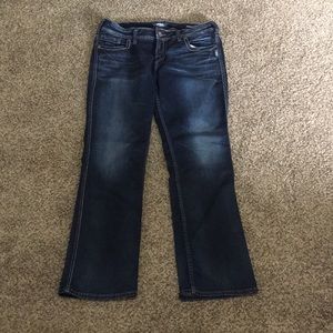 Women’s Silver Tab slim boot jeans. size 32